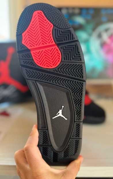 Nike Air Jordan 4 Retro Red Thunder Eu 43