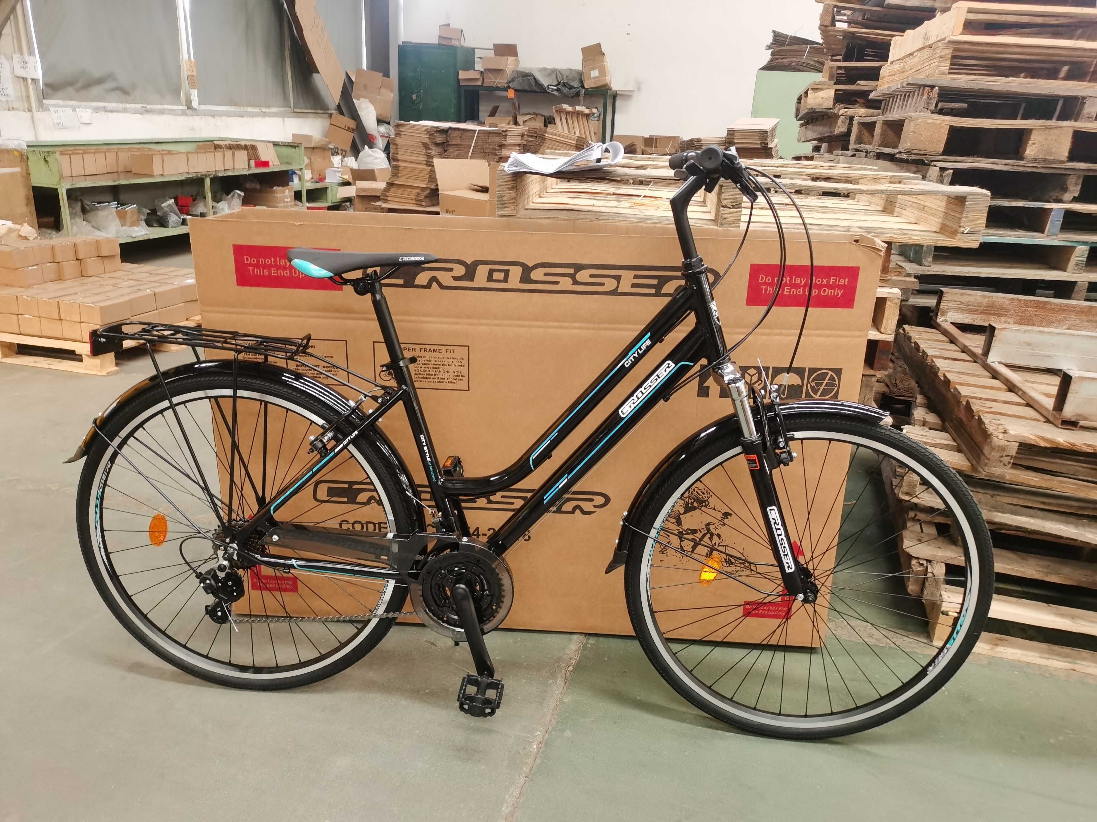 женский велосипед Crosser City 28"Алюминиевый