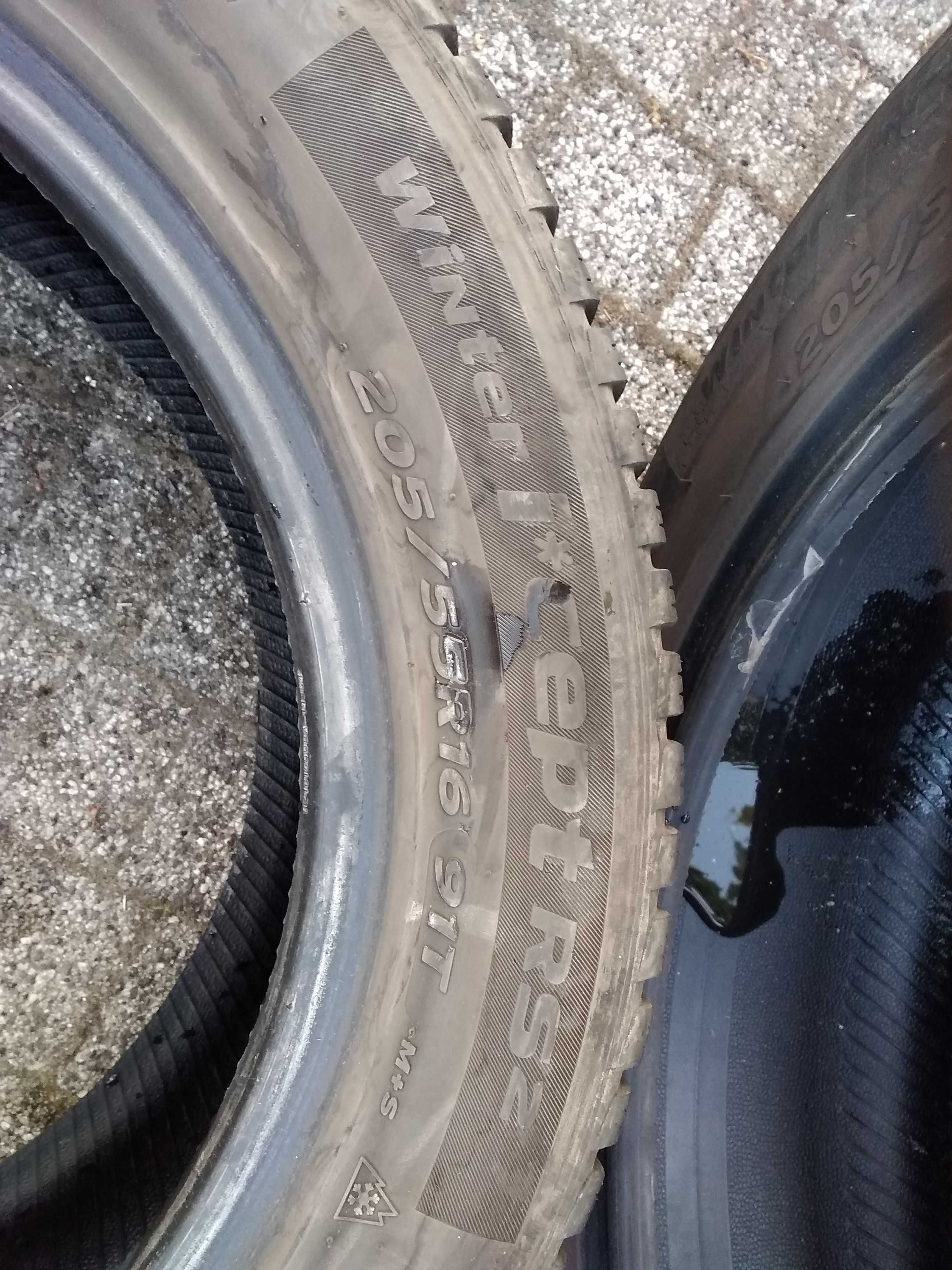 Opony zimowe 6,1mm 205/55/16 hankook 2019dot  245/50/18