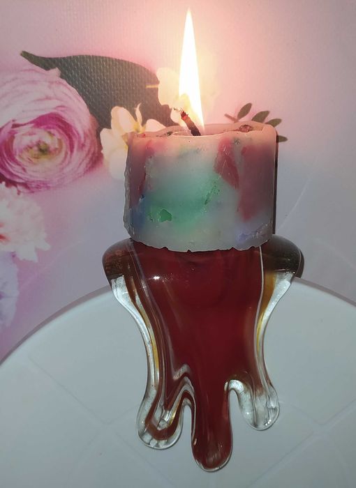 Подсвечник,вазы,бутылка-кувшинс рюмками,ваза-салатница хрусталь