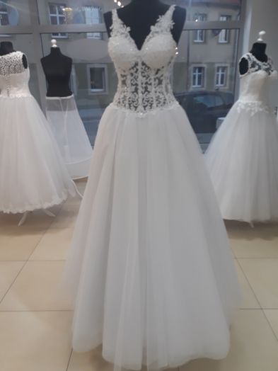suknia ślubna księżniczka- rozmiar 38