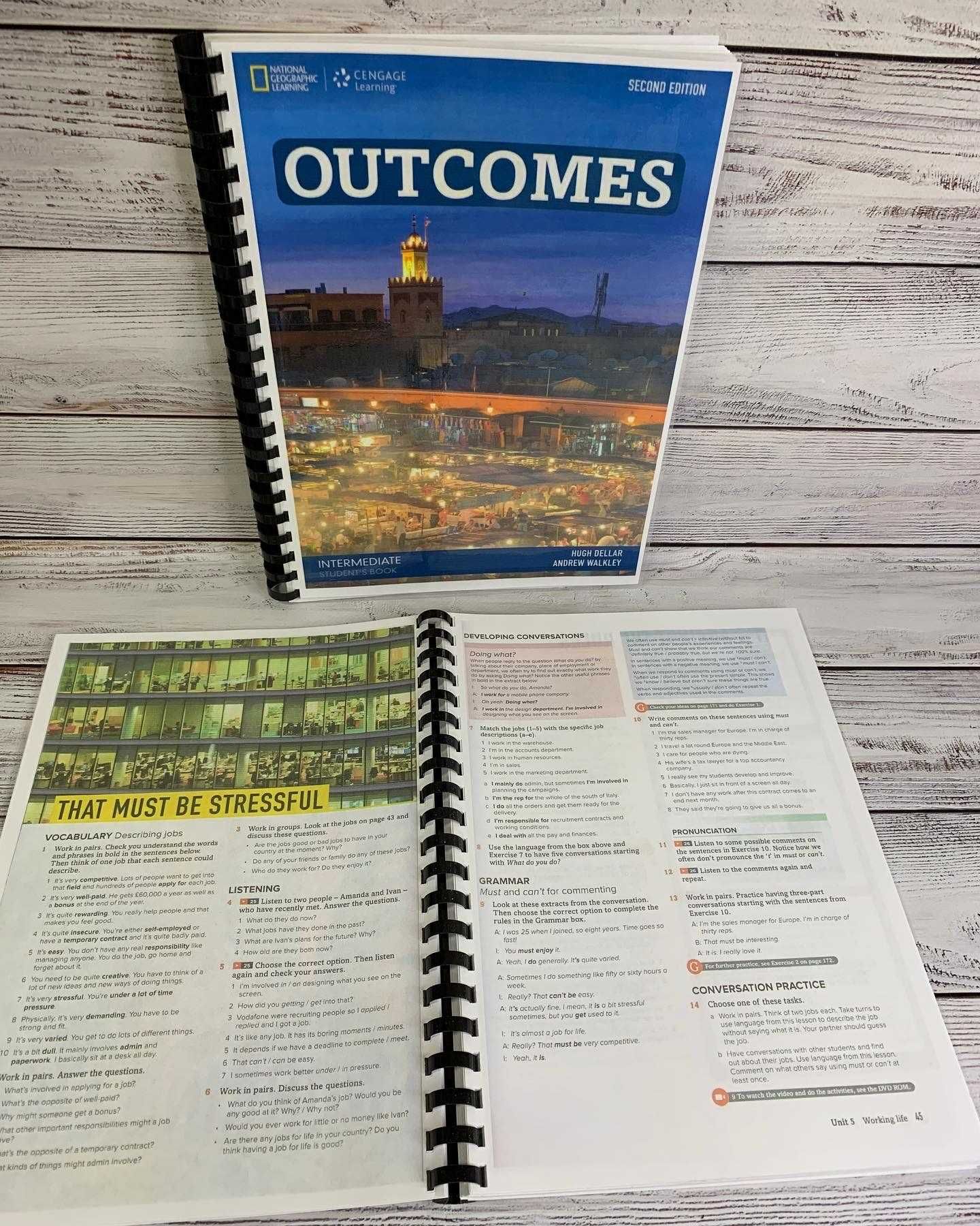Outcomes 2nd edition ВСІ РІВНІ книга+зошит+АУДІО