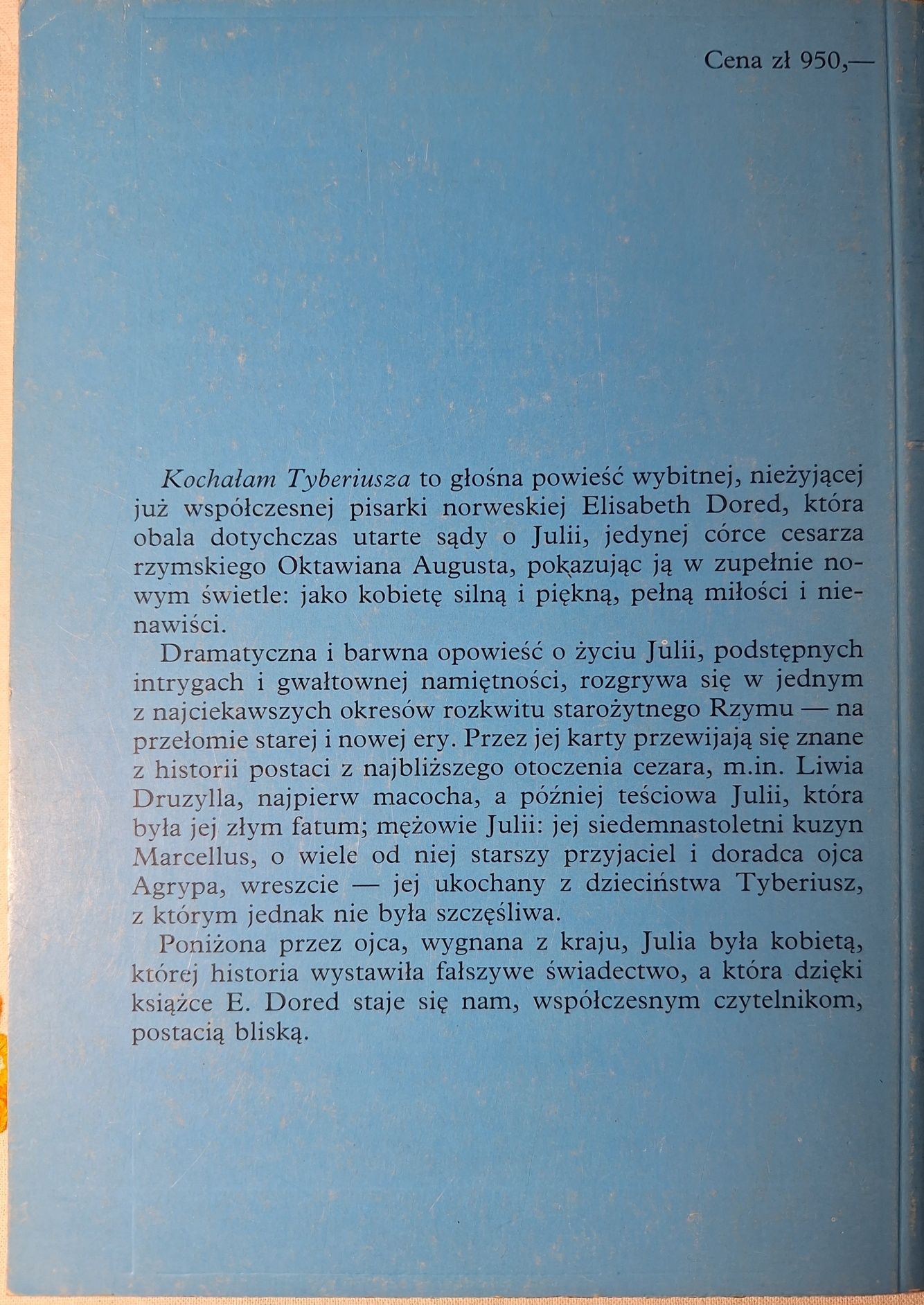 Kochałam Tyberiusza Elisabeth Dored