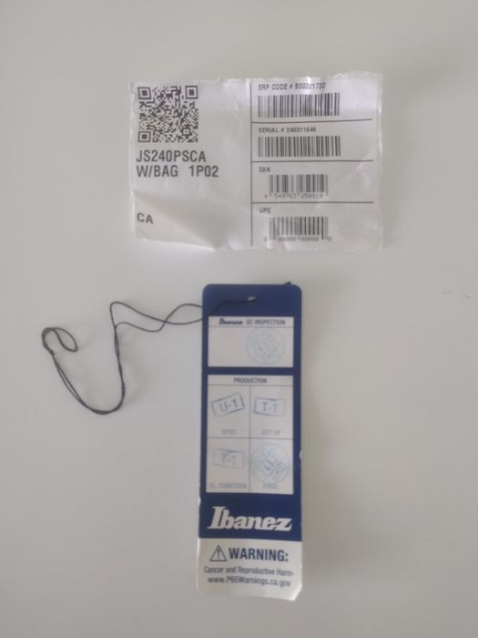 Ibanez JS240PS-CA - Joe satriani signature