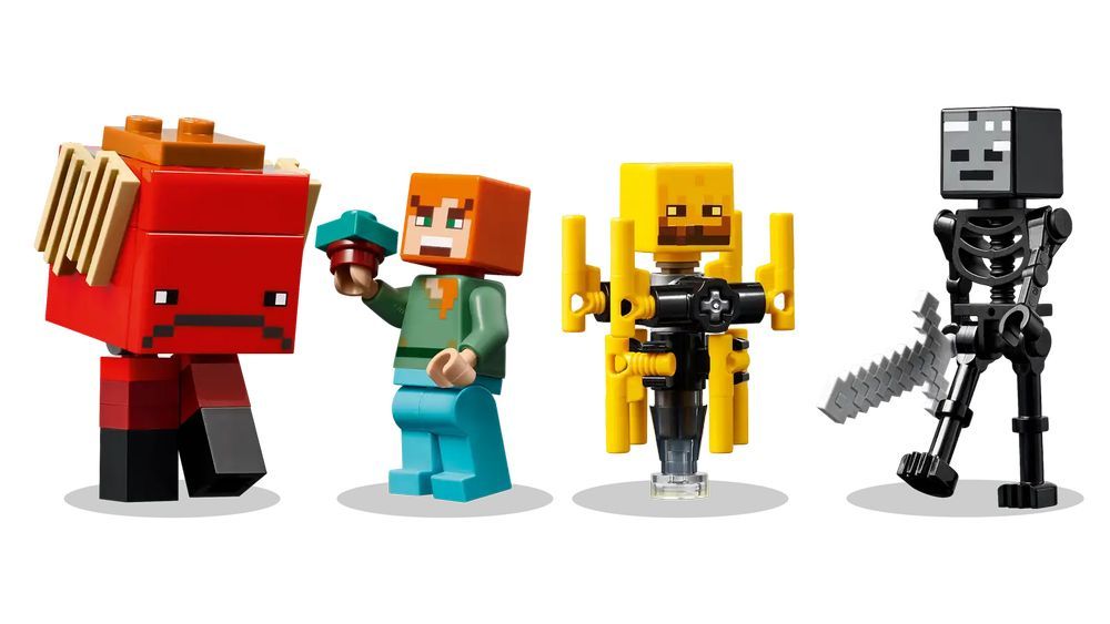 Klocki Lego Minecraft Bitwa na moście Netheru dla dzieci 6+