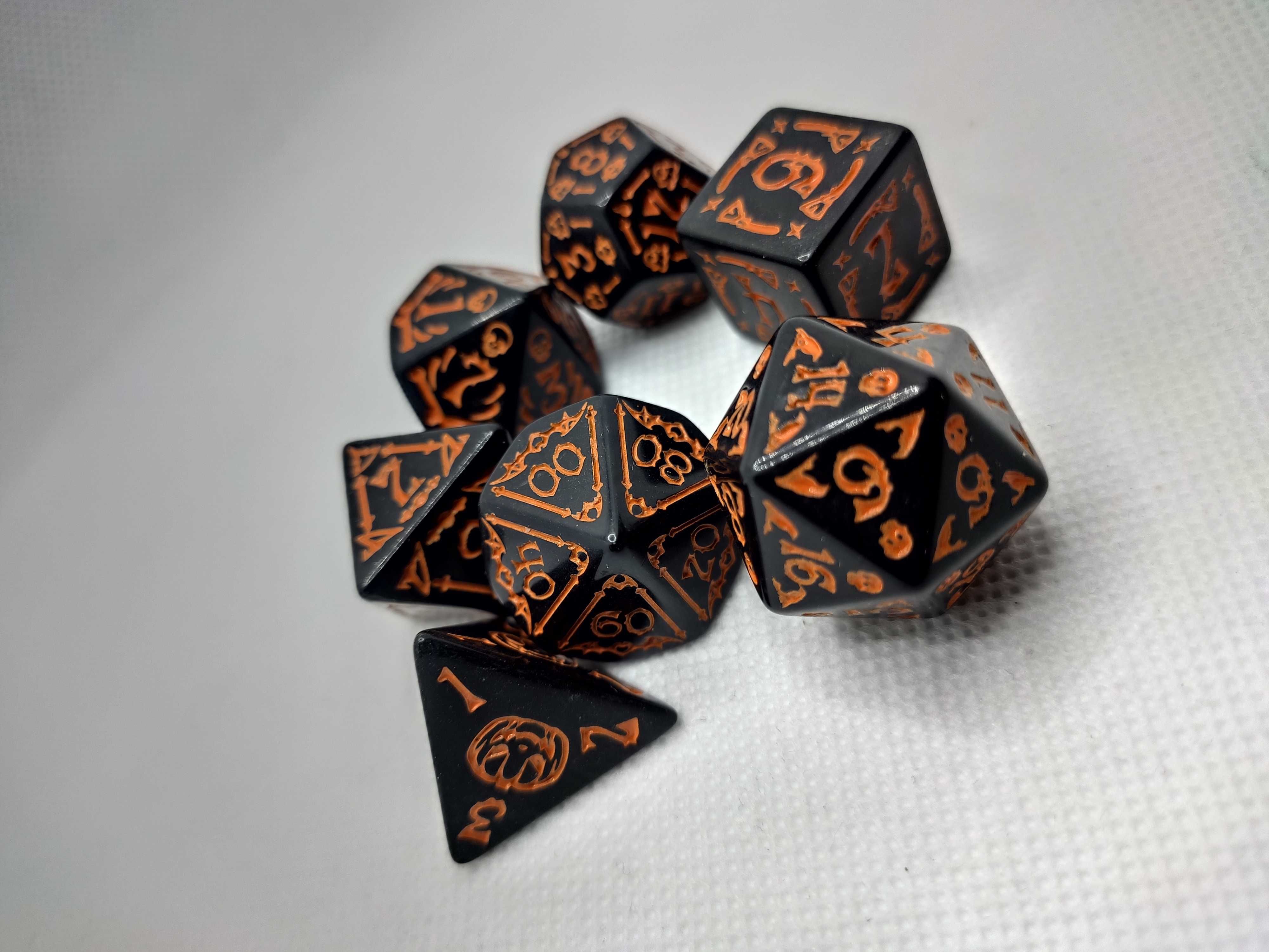 Duchy i Dynie: Nietoperze o Północy - Zestaw 7 kości RPG / dnd