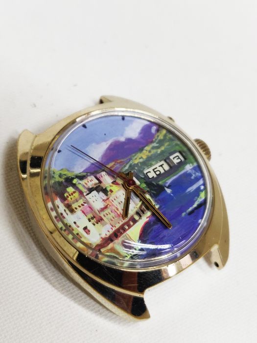 Часы наручные слава в позолоте,ссср.