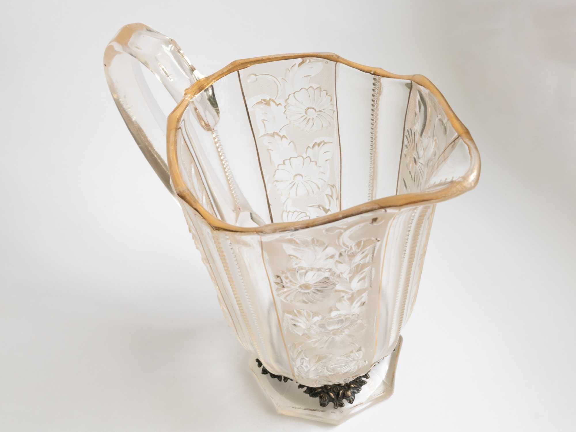 Jarra leiteira prata cristal Arte Nova | século XX