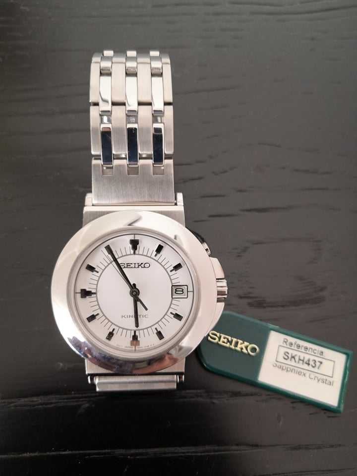 Relógio de Pulso Automático (Seiko SKH437, Novo e Original)