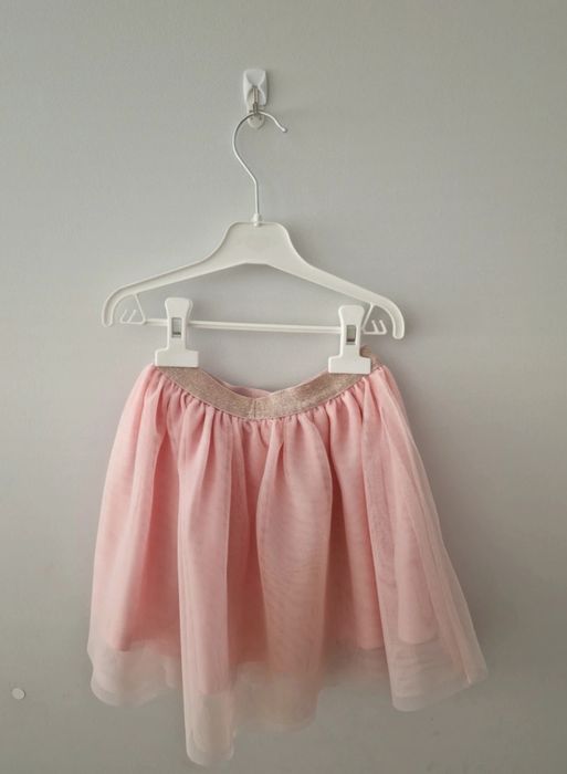 Tiulowa spódniczka Peppa pudrowy róż r.116 -stan bardzo dobry