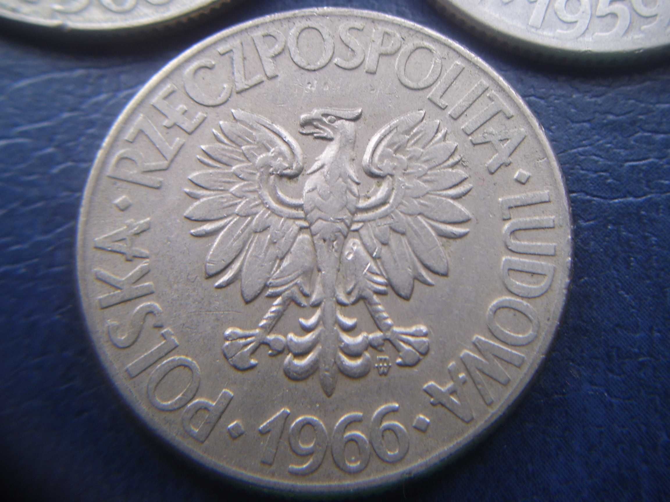 Stare monety 10 złotych 1959 , 1960 ,, 1966 Tadeusz Kościuszko PRL