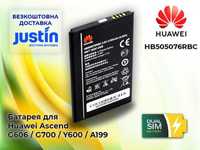 Новая батарея Huawei HB505076RBC для Ascend G606, G700, Y600 и др.