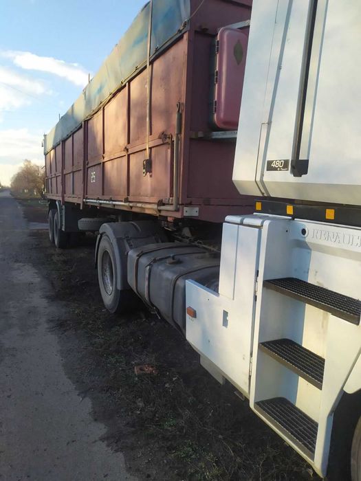 Рено магнум + прицеп
