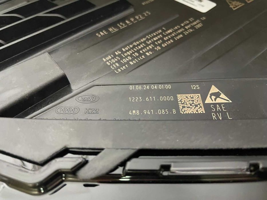 Q8 4M8 Laser рестайл фары фара фари лазер USA 2024- В НАЛИЧИИ ку8 кю8