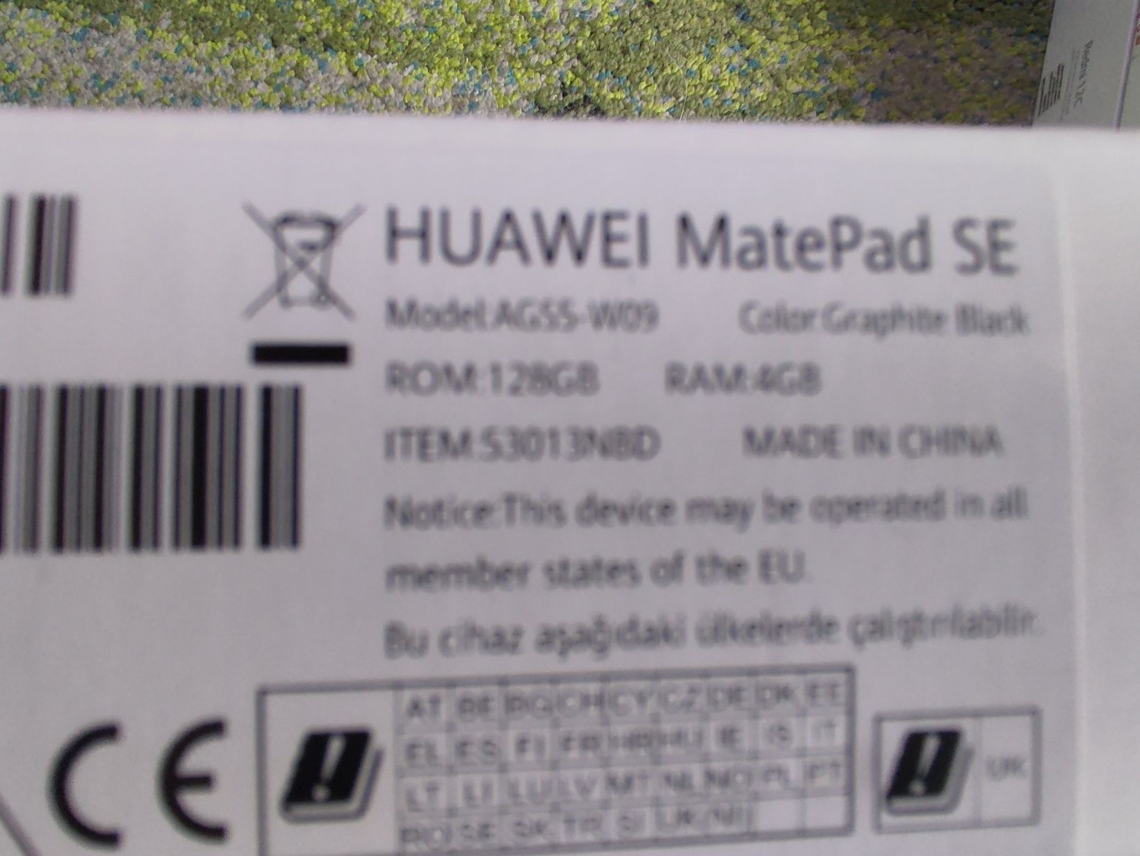 Tablet Huawei Made Pade SE 128 GB ROM duży nowy