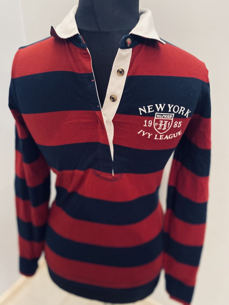 TH Tommy Hilfiger zestaw 2x koszulka longsleeve r. S/XS polo