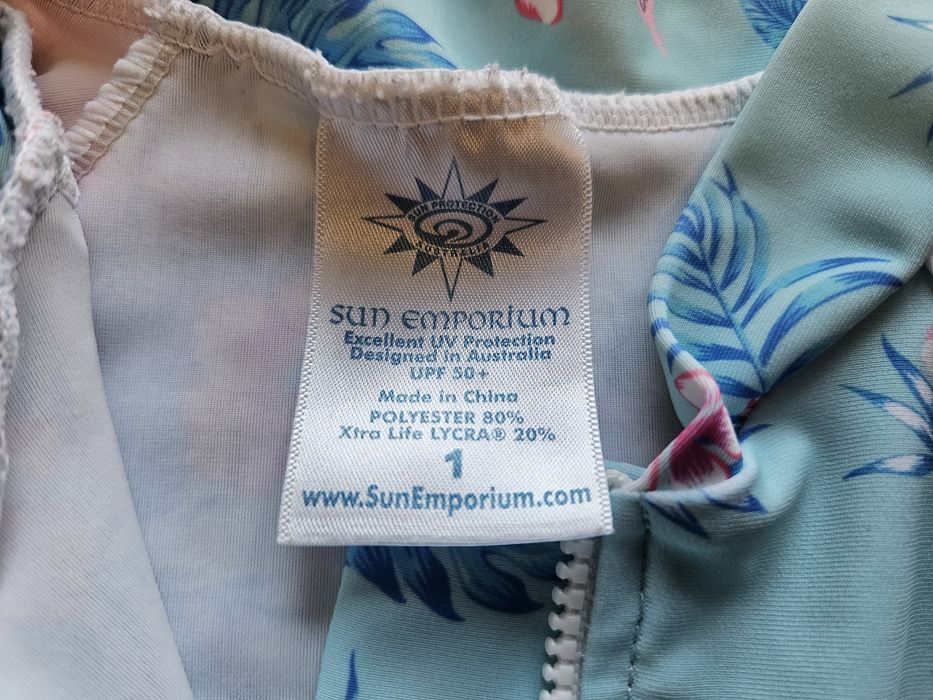 Strój kąpielowy UV UPF50+ dla dziewczynki Wonderland rozmiar 1 gratis