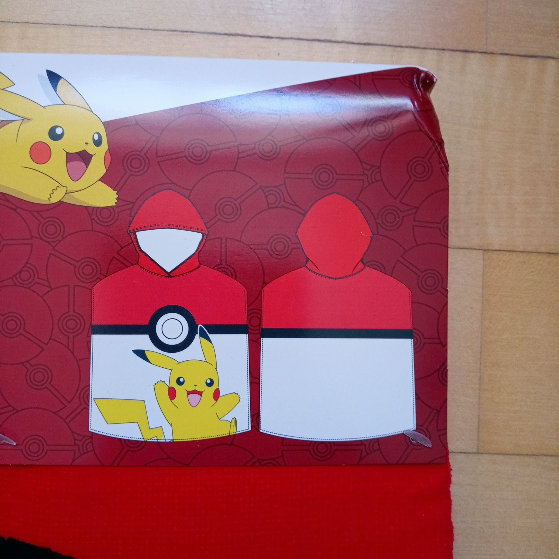 Recznik poncho Pokemon roz 55x110