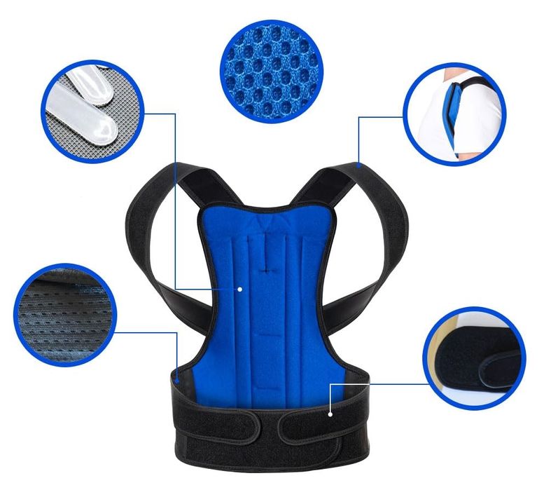 NBBBZC Korektor postawy regulowany dla mężczyzn i kobiet  XL