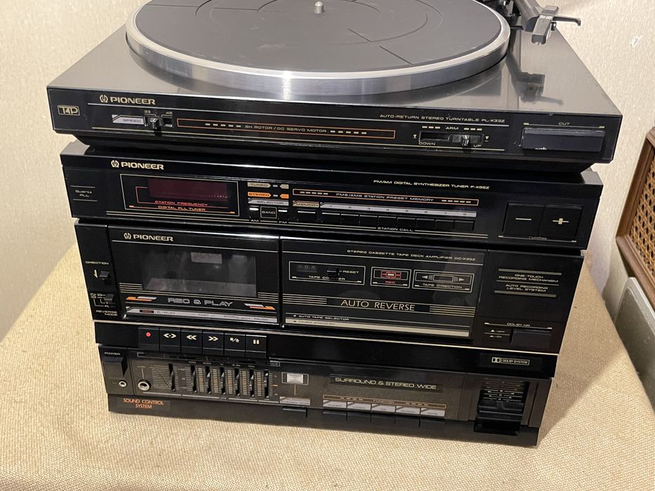 Японский проигрыватель винила + аудиосистема PIONEER X33Z