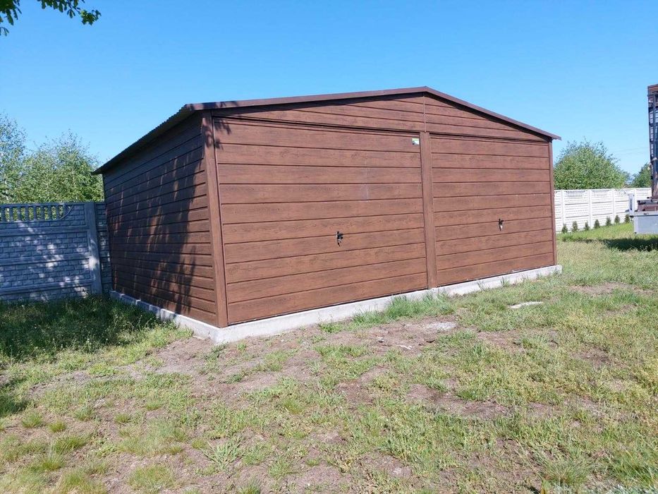 Garaż blaszany PREMIUM 6x5,6x6