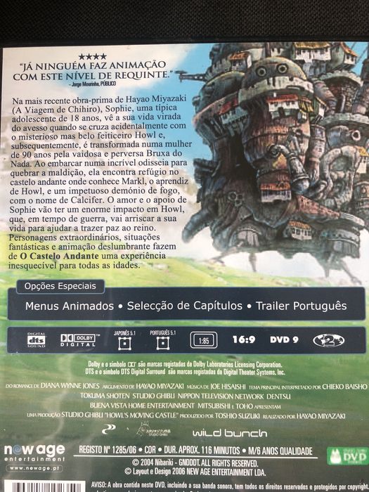 O Castelo Andante - DVD