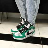 zielone Nike air Jordan 1 nowe buty jordany zielone damskie
