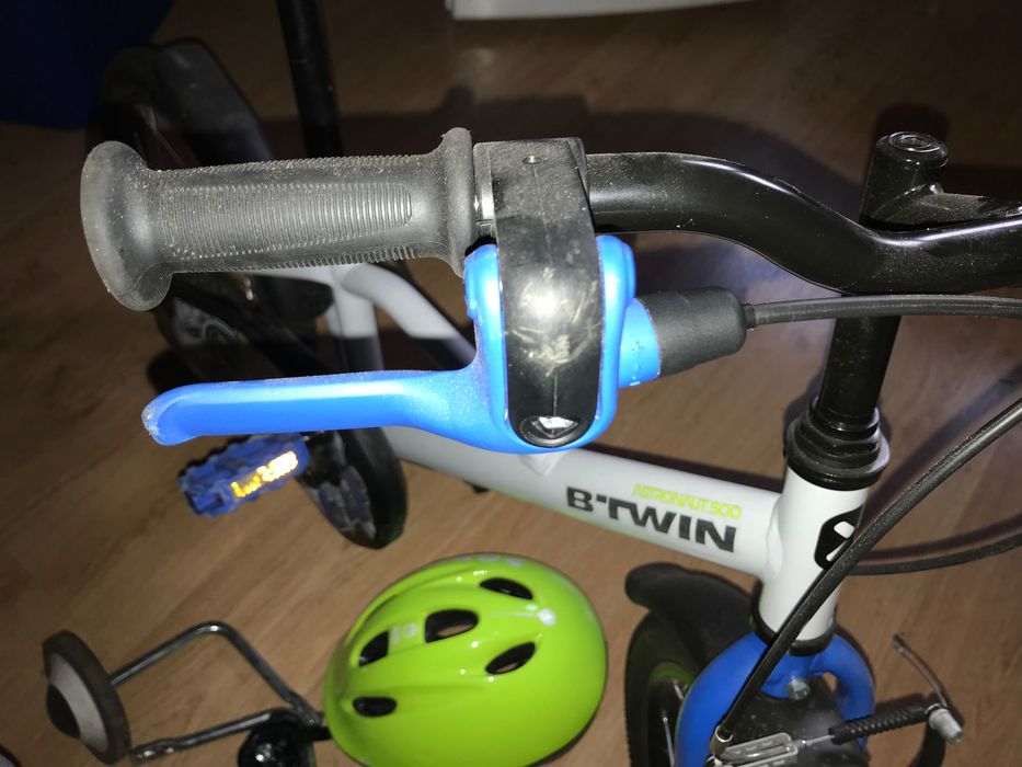 Rower btwin 16” biały kosmonauta