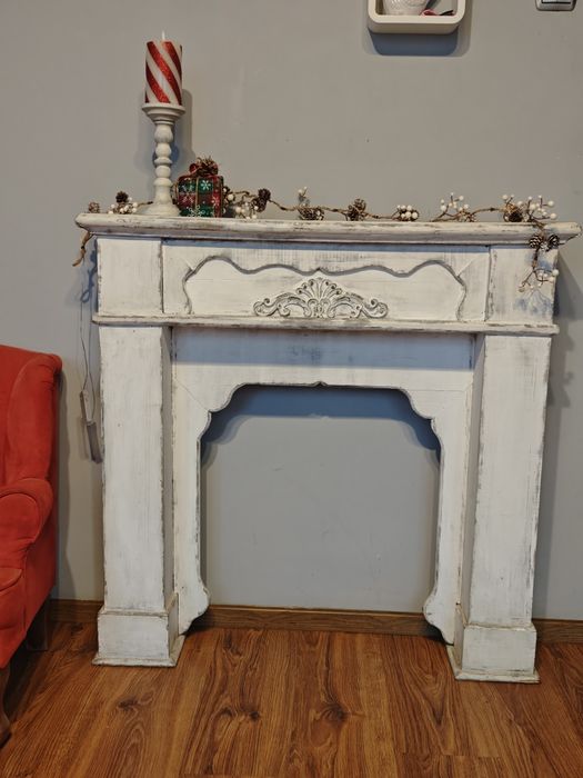 Kominek atrapa portal kominkowy retro