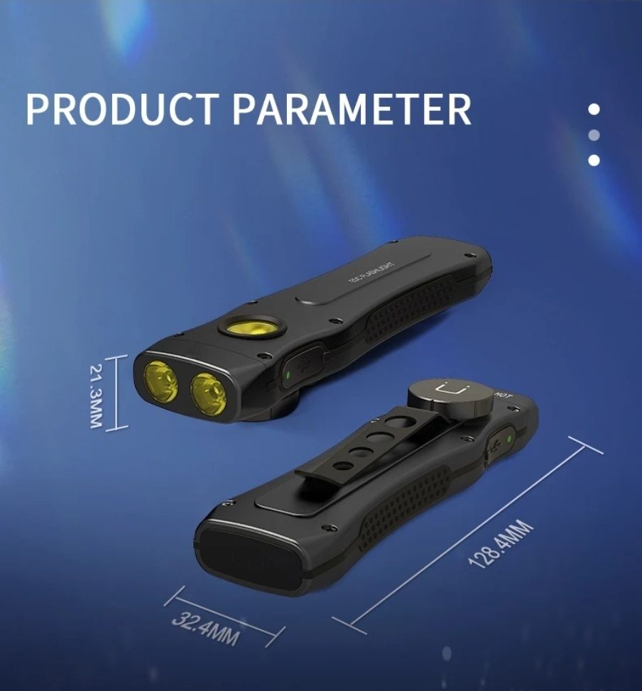 Tank007 WF02, 1100 lumens, EDC ліхтар з подвійним світлом, НОВИНКА