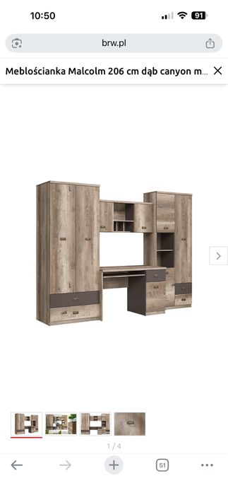 Zestaw mlodzieżowy BRW Malcolm 899 zł