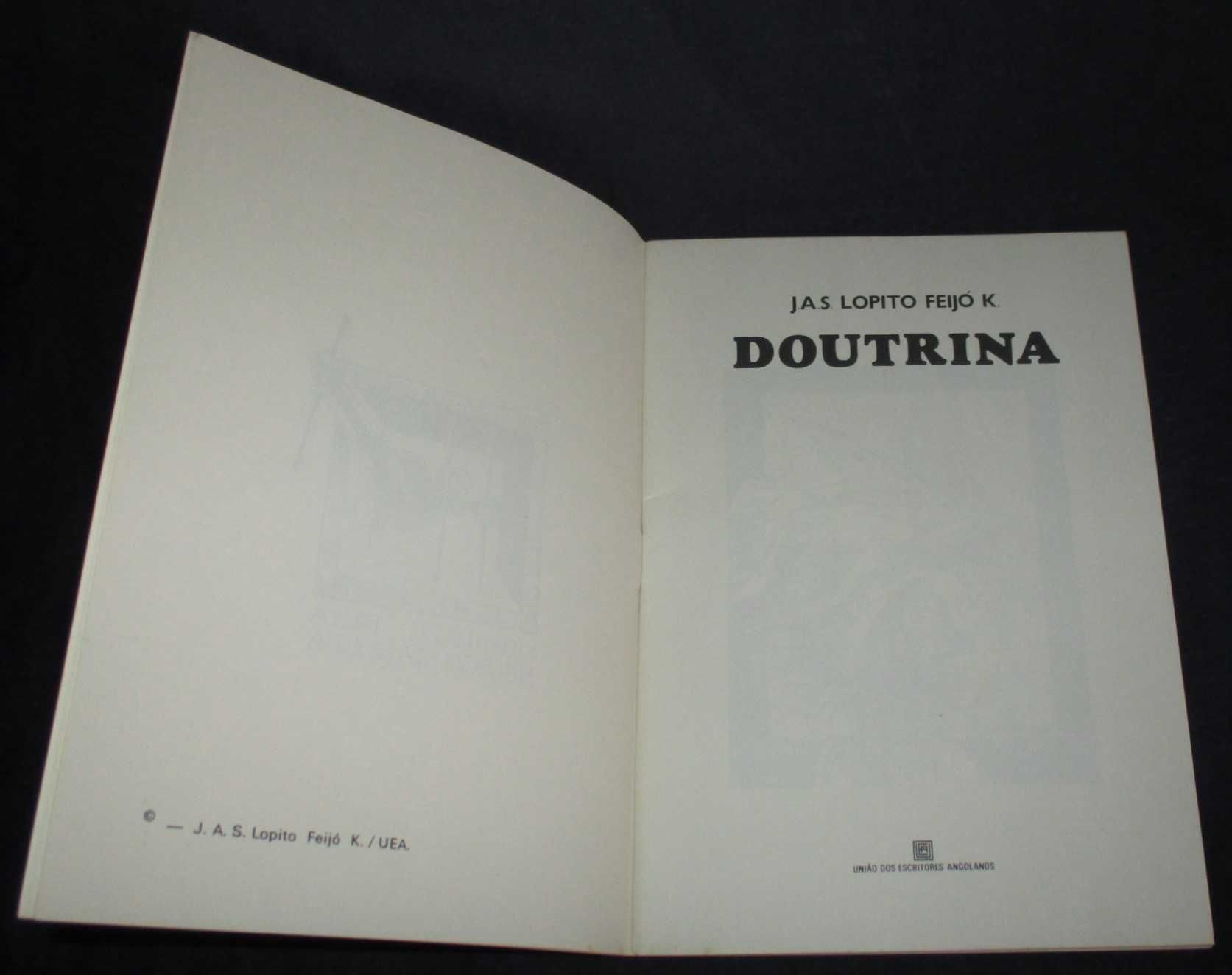 Livro Doutrina João André da Silva Lopito Feijoó