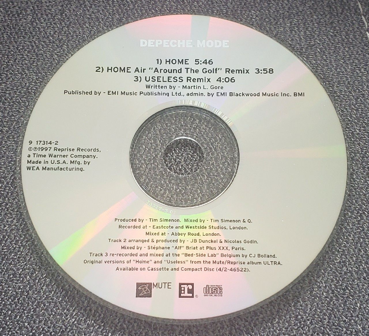 Depeche Mode Home Useless USA CD Single Drawer Pack