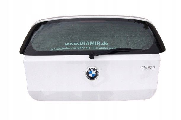 klapa bagażnika kompletna z szybą bmw 1 e81 e87 biała super stan !!!
