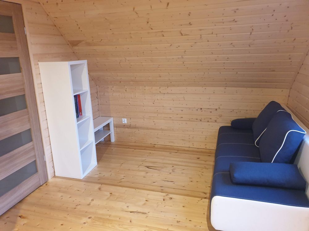 MAZURY Domek 9 osób nad jeziorem z pomostem, łódką i tarasem