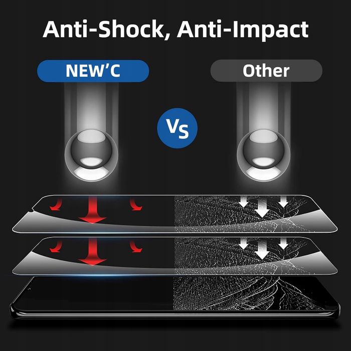 NEW'C - Zestaw 2x Szkło Hartowane do Samsung Galaxy S21
