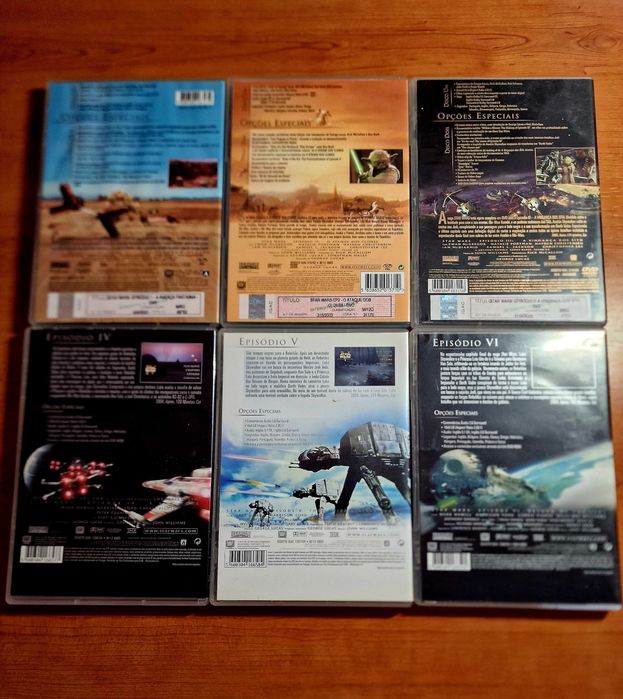 STAR WARS - A Saga Original | 6 Filmes | 9dvds REMASTERIZADOS