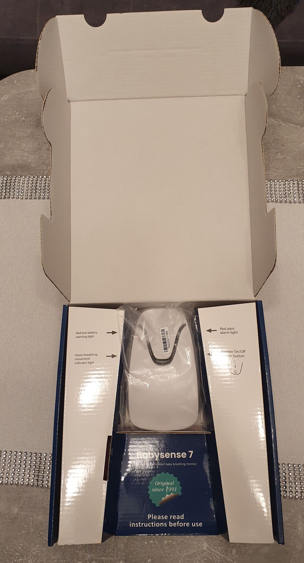 Medyczny Monitor oddechu dla niemowląt / dzieci Babysense 7 NOWY model