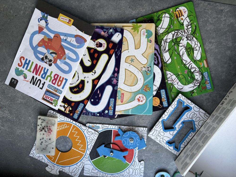 Oddam za darmo Montessori Fun Labyrinths Lisciani +3 ślaczki