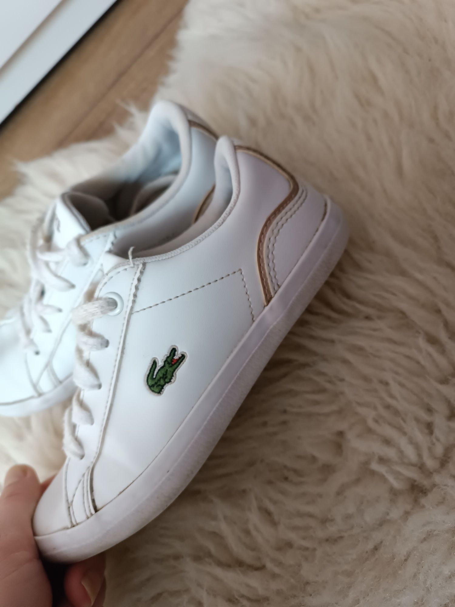 Lacoste buty sportowe adidasy białe 29