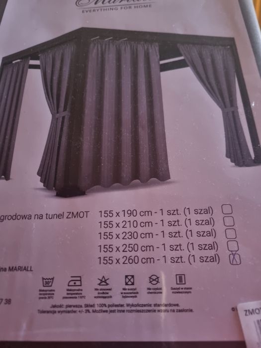 Zasłona ogrodowa