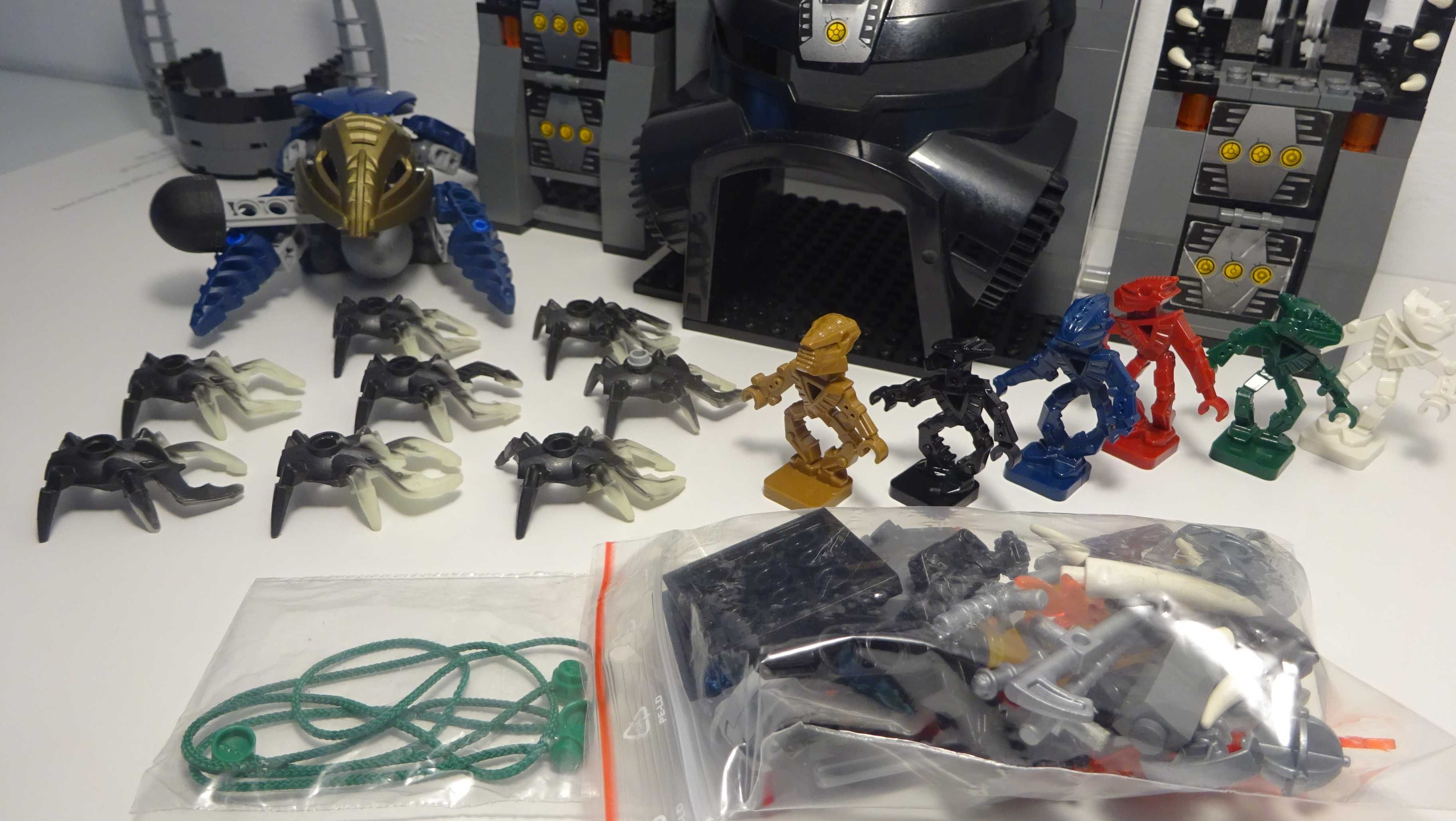 BIONICLE 8758 klocki instrukcja Lego Tower of Toa figurka makuta zamek