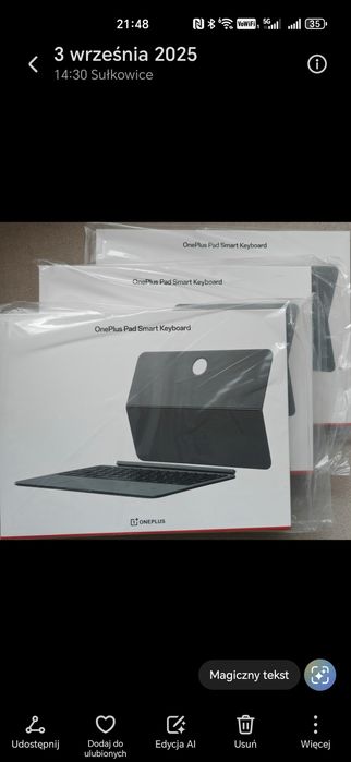 Klawiatura OnePlus Pad 2 oryginalna, nowa