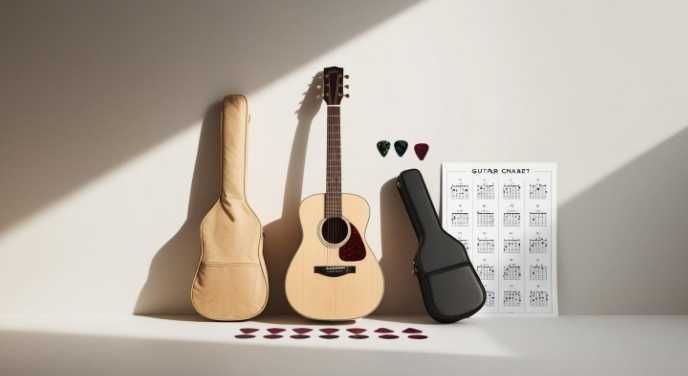 Gitara akustyczna klasyczna gratisy akcesoria dla początkujących NOWA