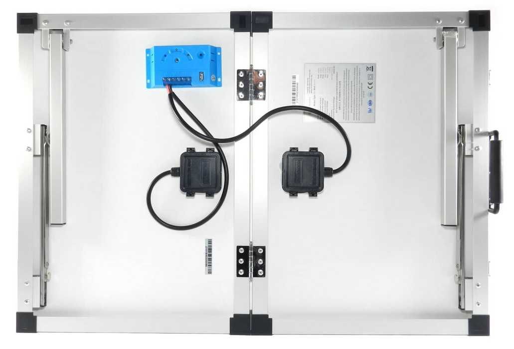 Przenosny panel solarny 12V skladany 60W MOCNY na kemping survival
