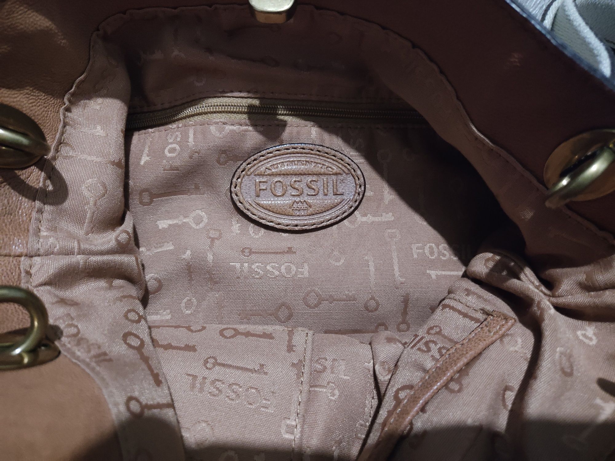 Кожаная сумка Fossil