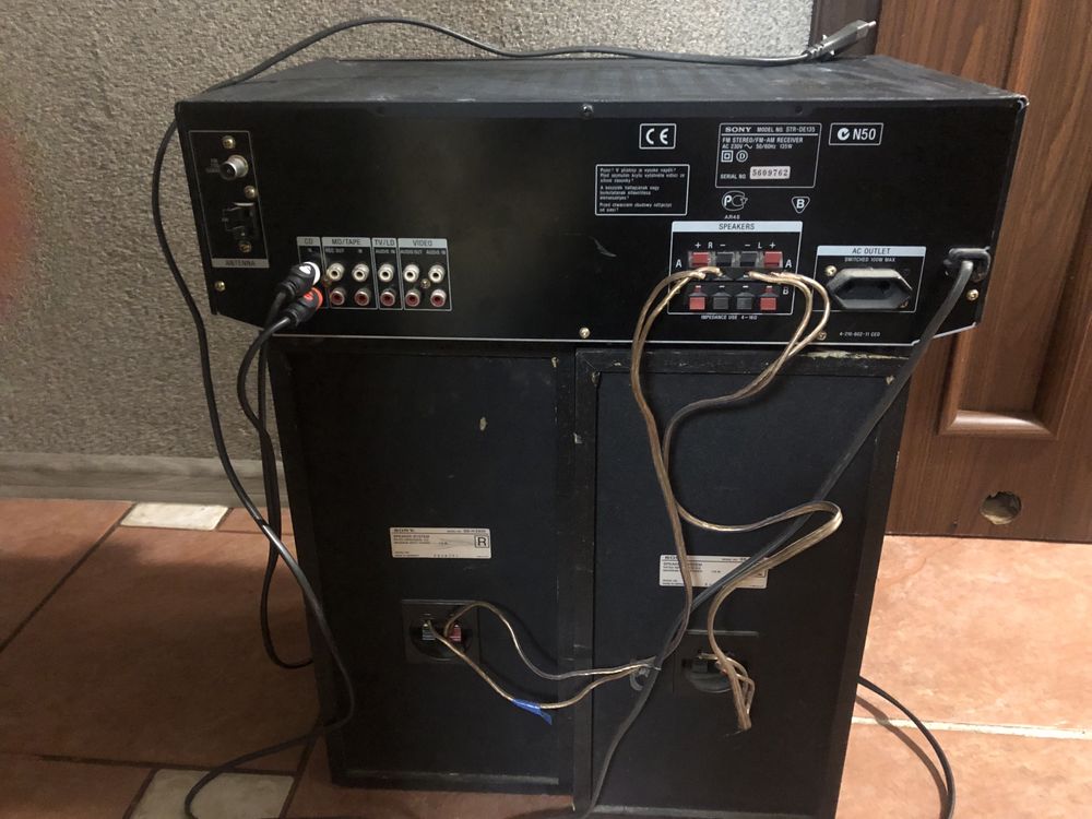 Głośniki sony + amplituner
