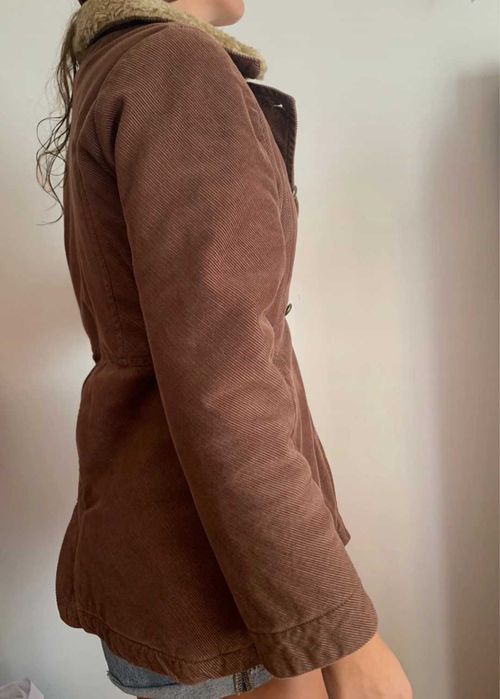 Casaco Bombazine Zara forrado a pêlo