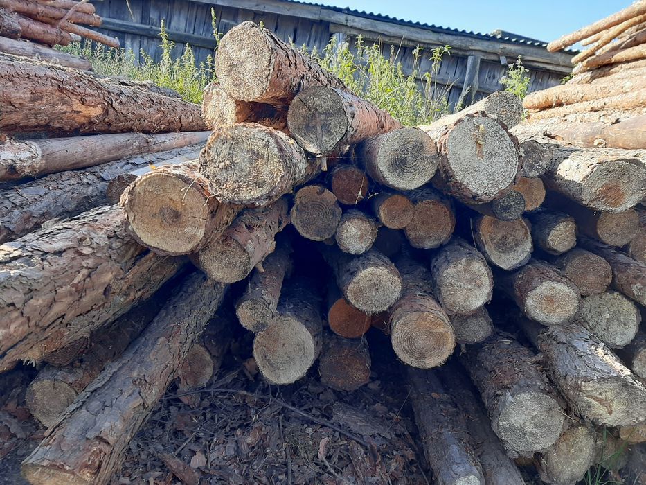 Stemple budowlane Słupki Paliki Słupki toczone