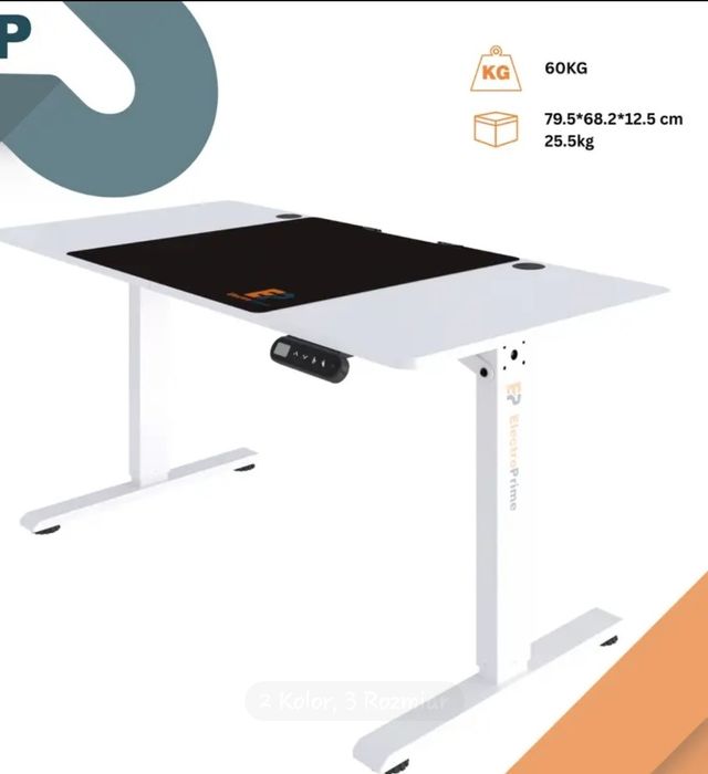 Pracuj Zdrowiej! Biurko z regulacją wysokości elektryczne z Pamięcią